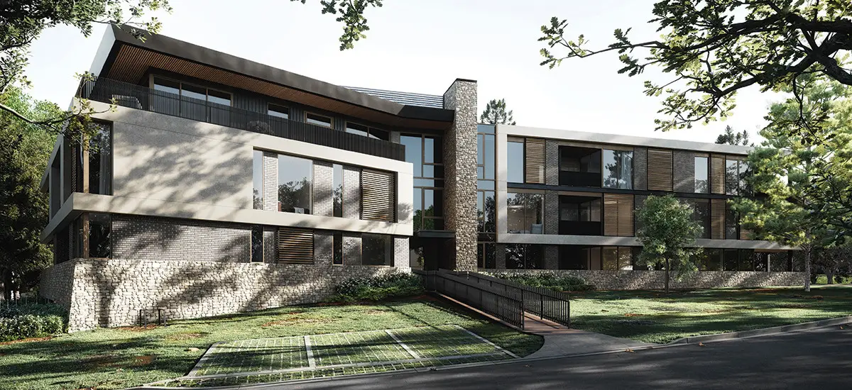 Oakwood Kew apartments exterior